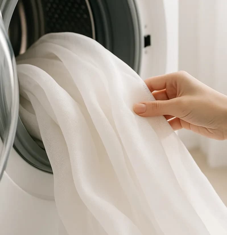 Praní záclon a závěsů